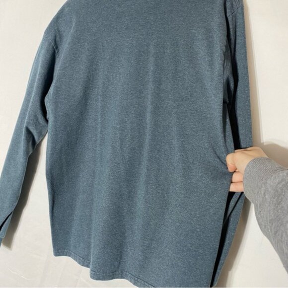 Bug Slinger Fly Gear Blue Long Sleeve Crew Neck T Shirt M - Picture 7 of 13